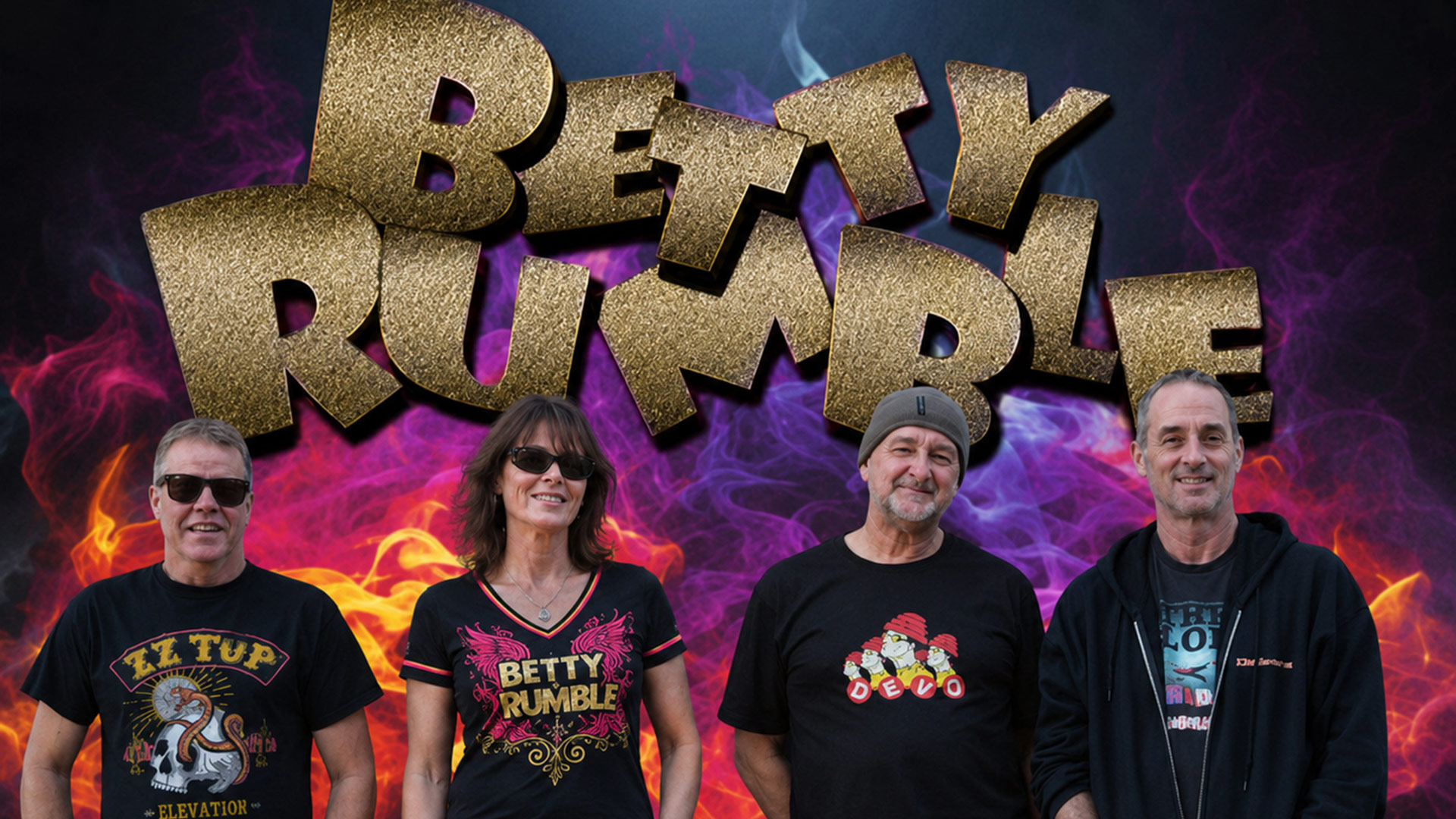 Betty Rumble Rock covers band, Melbourne